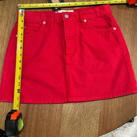 Reformation Cherry Becca Skirt Size 26 Style LY224 - Picture 4 of 6